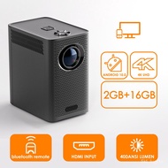 Mini Projector Smart Portable Projector with WiFi and Bluetooth Pocket Outdoor Projector 4K 9500L Android projetor proye