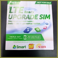 ✿ ✗ ♟ LTE Upgrade Simcard Smart TNT SUN (For Upgrade Only Not Regular Sim!!!)