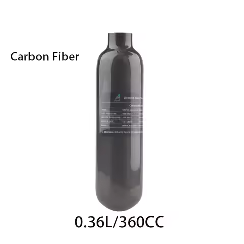 HPA 0.36L Carbon Fiber Air Tank Soft 300BAR 4500PSI Gas Cylinder Cilindro For Diving Station Scuba C
