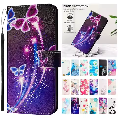 For Honor 200 Smart Case Leather Flip Cover on For Honor 200 smart Honor200 Pro Honor200 Lite 200Sma