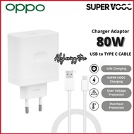 OPPO 80W SuperVOOC Charger 100% Original OPPO Charger Fast Charging USB C