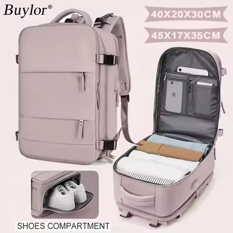 Buylor Travel Backpack Carry On 40x20x25 Flight Cabin Bag Underseat Personal Item 14inch Laptop Back