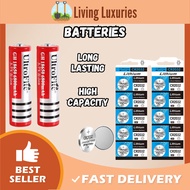 CR2032 Battery Button Cell & Coin 3 Volt 18650 Long-Lasting & High Capacity CR2032 18650 Lithium Bat