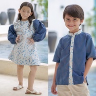 BENANG JARUM CERA DRESS BARRI SHIRT FOR KIDS RAYA COLLECTION 2022