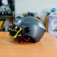 Mũ bảo hiểm nửa đầu M778K 2 kính nhiều size form nhỏ gọn phù hợp cho nam nữ đi xe máy - Nón Trùm