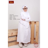 Baju Muslim Anak perempuan ihram ihrom putih no 11 Dannis collection