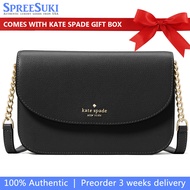 Kate Spade Handbag In Gift Box Kristi Crossbody Black # KG016