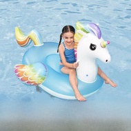 Bestway Large Inflatable Rhino Camel Ride-On Swimming Pool Float Toy Gold Horse Flotation Bed Popula