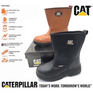 Men Safetyboot CAT Caterpillar HighCut Steel Midsole Toe Cap Heavy Duty Safety Boot Kasut Safety Cat