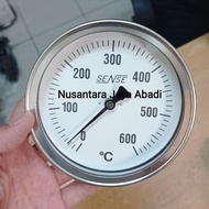 SENSE Umbrella Thermometer Gauge 4" inch 600 Degree Celsius 30 cm