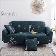 CXBDG Elastic Stretch Sofa Cover SlipcoversAll-inclusive Couch Case for Different Shape Sofa Loveseat Chair L-Style need 2 Sofa Case (Color : P, Size : 4 seat fit 235 300CM)