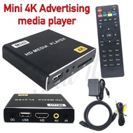Mini 4K Advertising hdd media player External USB Plug 4K