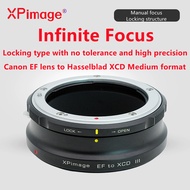 XPimage EF-XCD Locking adapter ring Canon EF EOS Manual lens to Hasselblad X1D X1D2 X2D 907X Medium 