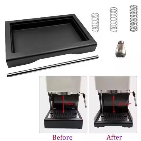 Coffee Drip Tray For Gaggia Classic Pro Coffee Machine,Drain pipe,6/9/12 Bar OPV Spring,1 Hole Steam