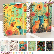 KUGIGI 2026 Planner, A5 Jan.2026 - Dec.2026 Calendar 2026, Agenda Weekly and Monthly Monthly Tabs Co