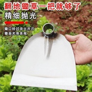 Thickened Hoe Outdoor Vegetable Growing Digging Hoe Open Wild Overturning Hoe Hoe All-Steel Manganes