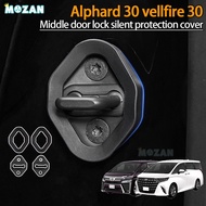 Alphard 30 vellfire 30 (2015-2022) Middle door lock buckle cover agh30 anh30 Silent protection cover