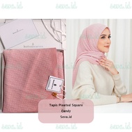 Buttonscarves Sale BS Tapis Pleated Square Candy