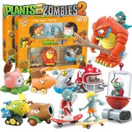 New Plants Vs Zombies 2 Big Wave Beach Series Toy 5/6PCS Set Pull Back Car Model Game Character Toy 