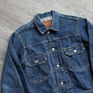 90’s LEVIS 507 2ND BIG E DENIM JACKET 507XX VINTAGE LVC LEVI'S CLOTHING CLASSIC ORIGINAL LEATHER PAT