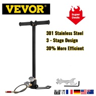 3-stage High-pressure Hand Pump with High-quality 304 Stainless Steel Structure, Inflator Precision 
