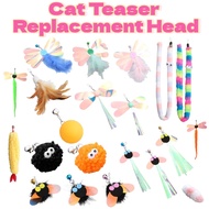 Pet Supplies Feather Cat Teaser Wand Replacement Heads Series Fairy Wand Cat Toy