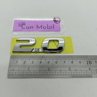 Original LOGO 2.0 EMBLEM DIMENSIONS PJG 7 CM WIDTH 2.2 CM