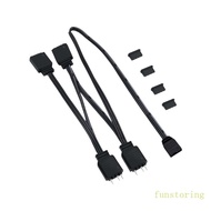 FUN ARGB Controller Cable 5V 3Pin ARGB Controller Adapter ARGB Remote Controller for PC Fan Cooling 