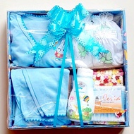 Pavita91/ Hampers Perlengkapan baju Bayi Baru Lahir Baby Gift Set Newborn 9 in 1 Baju Celana Panjang