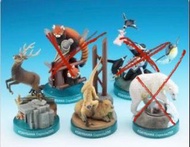 絕版 海洋堂 旭山動物園 Zoo 限定 扭蛋 鹿、猴子