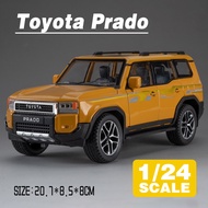 LEO 1:24 Toyota Prado LC250 Diecast Model Car Alloy Cars Toys Collection Gift For Kids Boy Girl