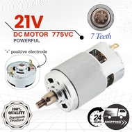 7 Teeth DC Motor 21V RD21-A 775VC 15000RPM High Speed Large Torque Micro Motor for DIY Toys Mini Fan