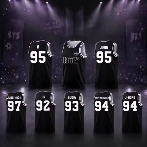 BTS Arirang World Tour 2026 3D Printed Basketball Jersey Men's Women's Summer Vest Breathable Quick 