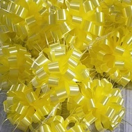 Rattan Bow Size 5 Inches 13 Cm. 20 Flowers Gift Bows For Prizes Round