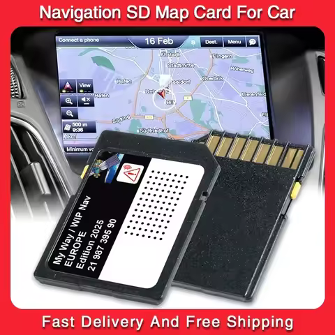 for Peugeot 207 308 3008 407 508 5008 807 Partner WIP Nav Sat Nav 16GB 2198739590 SD Card Navigation
