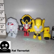 FT McD Chibi Transformers Cyberverse Happy Meal Set of 3
