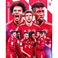 [Available] Bayern Munich Poster, Beautiful Bayern Munich Wall Sticker, Adhesive Football Poster - L