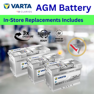 [ IN-STORE Replacement Includes ] Varta Silver Dynamic AGM Car Battery | D52 E39 F21 G14 H15 | 60Ah 70Ah 80Ah 95Ah 105Ah | Made in Germany