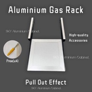 FURNITURE LIFE Kitchen Cabinet Aluminium Gas RollerGas Rack