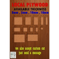 LOCAL PLYWOOD machine cut small cuts available plywood thickness 3mm 5mm 10mm 18mm rack shelf