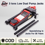 【Limited Offer】Heavy Duty 3 Ton Floor Jack Hydraulic Floor Jek Kereta Jet Car Vehicle Van 3Ton Jack 
