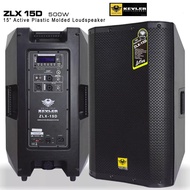 2023 Original Kevler ZLX-15D 500W 15 Inches Active Amplified Plastic Molded Portable Speaker System 