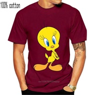 Men t shirt  Short Sleeve Baseball Jersey Shirt Tweety Bird unisex Cotton T-Shirt