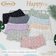 XP155 RC CD Celana Dalam Boxer Sorex Remaja Wanita Mini Boxer Happy Ca