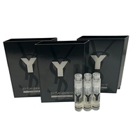 YSL Y Men Sample Perfume LE PARFUM Spray Trial Size Partially Filled Vials 1.2 ml / 0.04 fl oz (set 