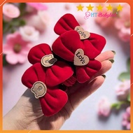 Red Bow Hair Tie CNY 2026 HTBabykids CT9 With Beautiful Fashionable Bow