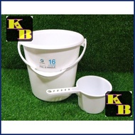 ️ 101 GENIC WARE PAIL HIGH QUALITY PLASTIC 12L AND 16L FREE DIPPER CHOOSE VARIATION