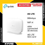 MODIFIED!!! TP-LINK TL-MR105 4G LTE Sim Card 300 Mbps Wireless N 4G LTE Router Modem 4G Modem