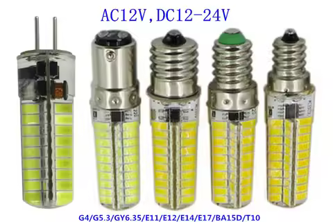 G5.3 24V LED E11 12V E12 24V E14 led GY6.35 12V constant current Silicone LED 24V E17 12V E14 BA15D 