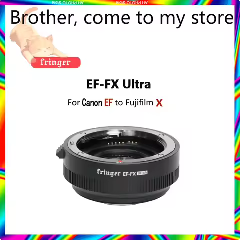 Fringer EF-FX Ultra AF Lens Adapter Ring for Canon EF/EF-S to Fujifilm X-T3/X-T4/X-T5/X-H/X-T/X-PRO 